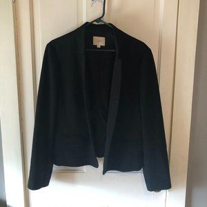 LOFT Sz 18 open-style Black blazer